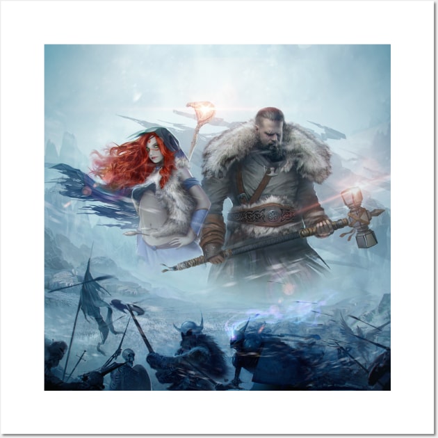 Nordic Warriors Official Art Wall Art by LironPeer